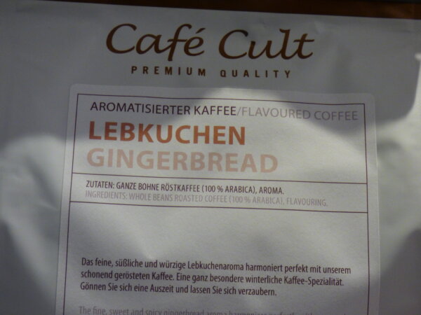 Premium Aroma-Kaffee Lebkuchen 250g Aromapack
