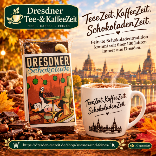 Dresdner Schokolade Zartbitter-Nuss  100g-Tafel (exclusiv)